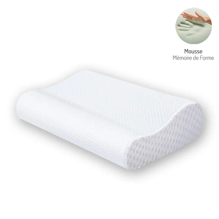 Oreiller ViscoKing Orthopédique en Mousse à Mémoire de Forme