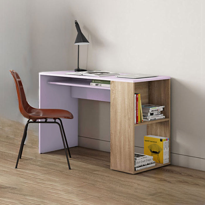 Bureau Latéral Mauve Clair