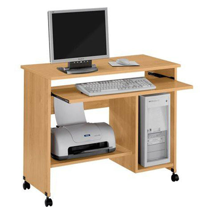 Bureau Informatique Mobile Avec Roulettes