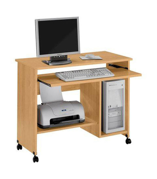 Bureau Informatique Mobile Avec Roulettes