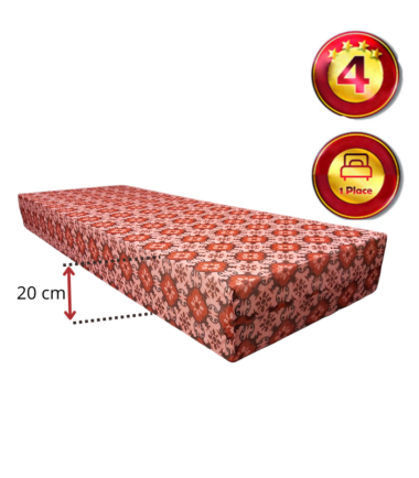 Matelas En Mousse 1 Place 4 Étoiles | Hauteur 20 cm